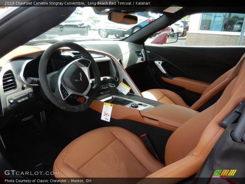  2019 Corvette Stingray Convertible Kalahari Interior