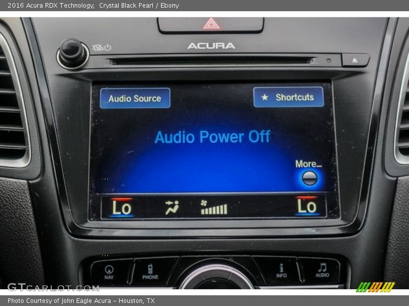 Crystal Black Pearl / Ebony 2016 Acura RDX Technology