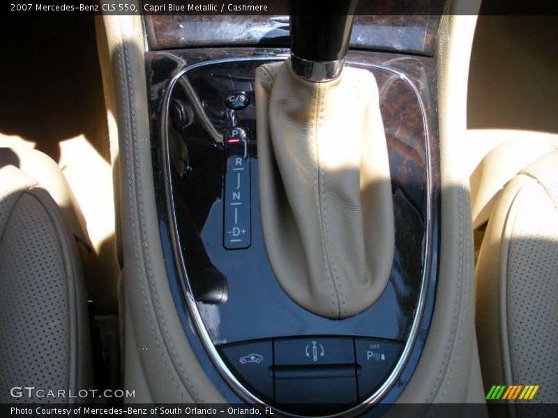 Capri Blue Metallic / Cashmere 2007 Mercedes-Benz CLS 550