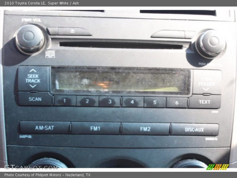 Super White / Ash 2010 Toyota Corolla LE