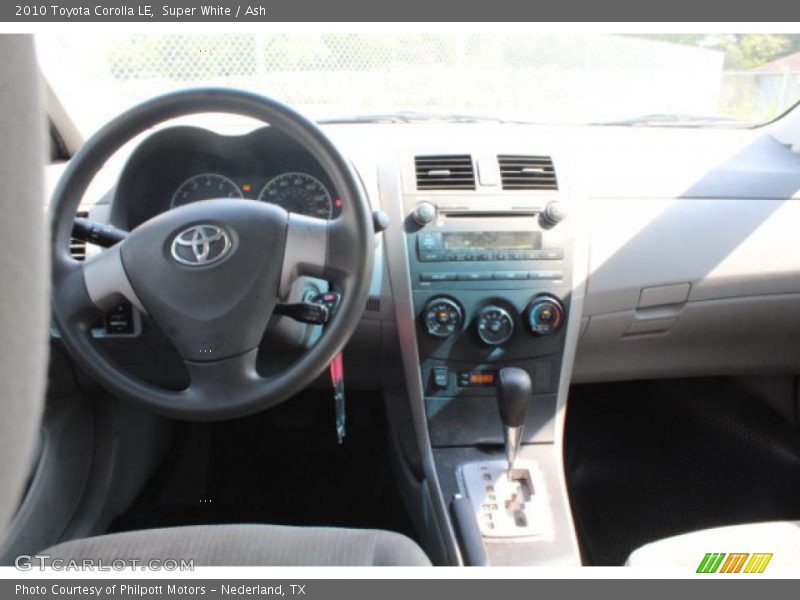 Super White / Ash 2010 Toyota Corolla LE