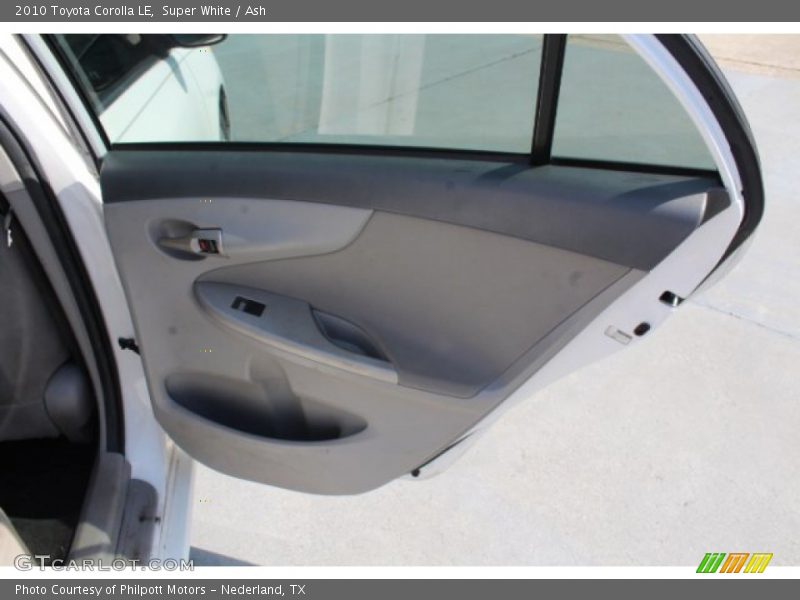 Super White / Ash 2010 Toyota Corolla LE
