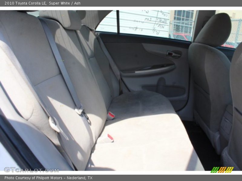 Super White / Ash 2010 Toyota Corolla LE