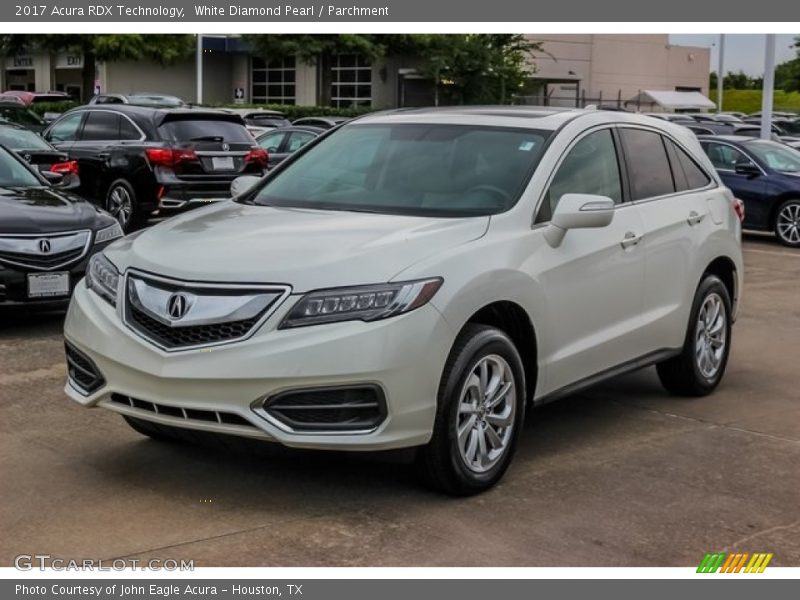 White Diamond Pearl / Parchment 2017 Acura RDX Technology