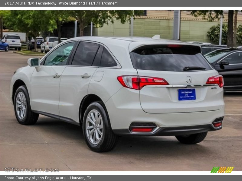 White Diamond Pearl / Parchment 2017 Acura RDX Technology