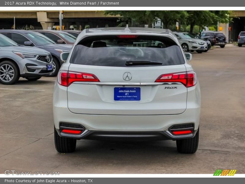 White Diamond Pearl / Parchment 2017 Acura RDX Technology