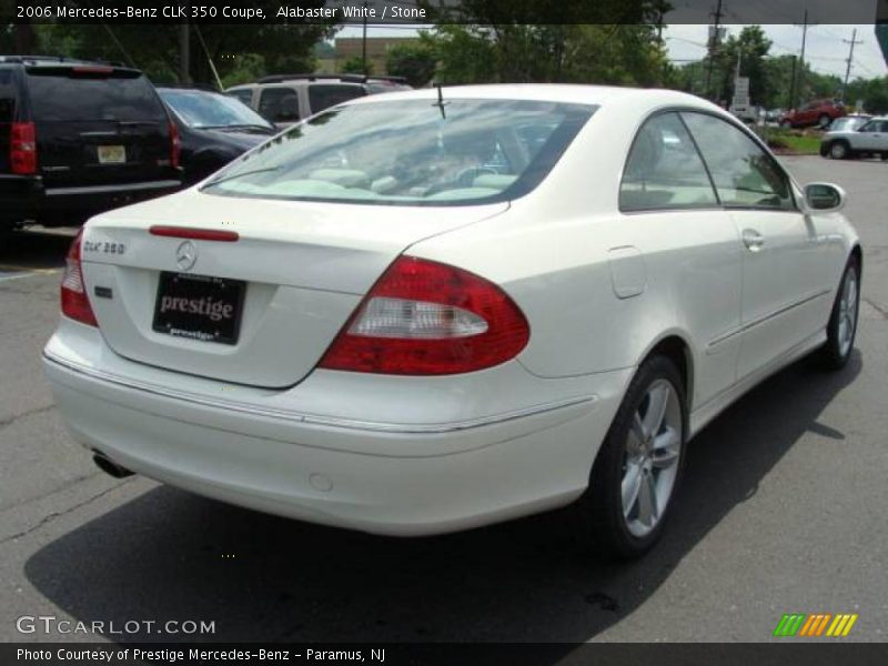 Alabaster White / Stone 2006 Mercedes-Benz CLK 350 Coupe