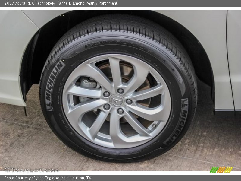 White Diamond Pearl / Parchment 2017 Acura RDX Technology