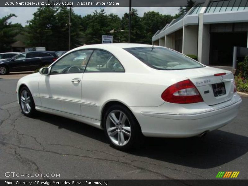 Alabaster White / Stone 2006 Mercedes-Benz CLK 350 Coupe