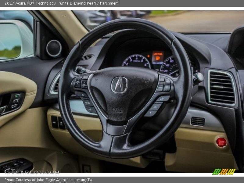 White Diamond Pearl / Parchment 2017 Acura RDX Technology