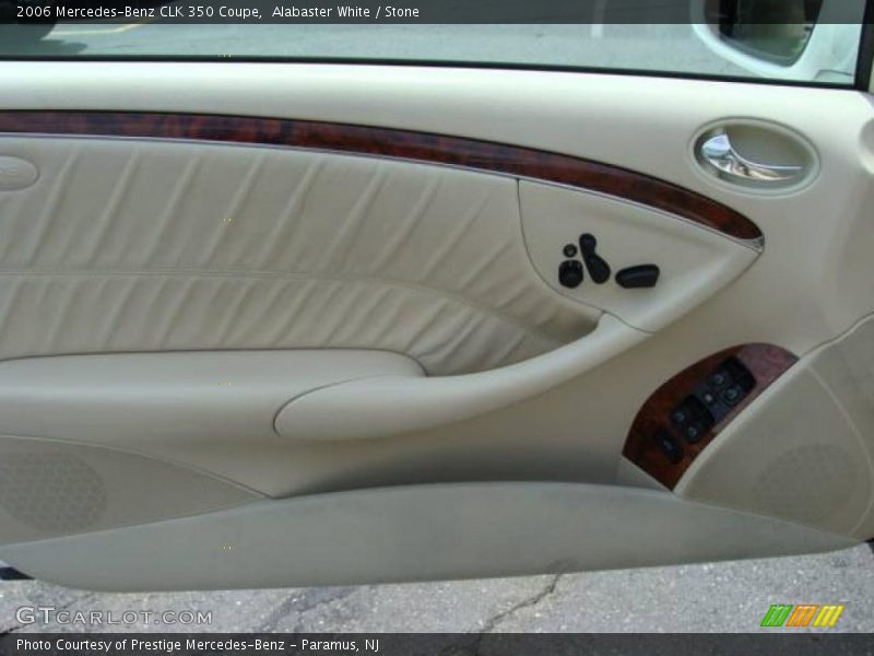 Alabaster White / Stone 2006 Mercedes-Benz CLK 350 Coupe