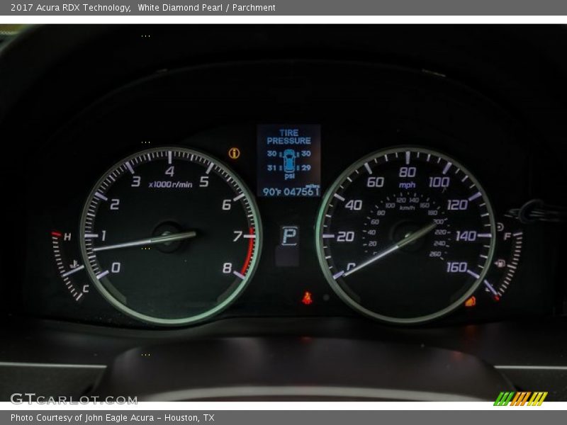 White Diamond Pearl / Parchment 2017 Acura RDX Technology