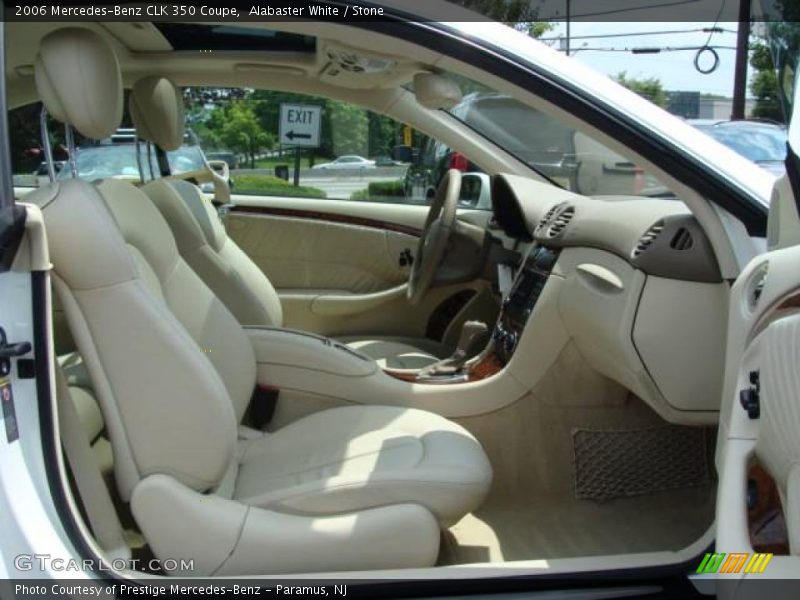 Alabaster White / Stone 2006 Mercedes-Benz CLK 350 Coupe
