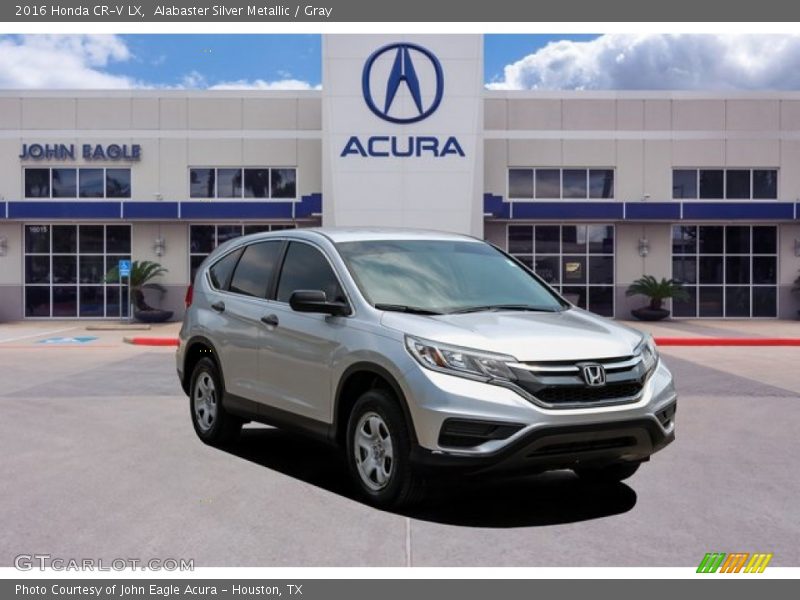 Alabaster Silver Metallic / Gray 2016 Honda CR-V LX