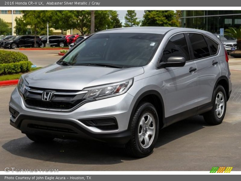 Alabaster Silver Metallic / Gray 2016 Honda CR-V LX