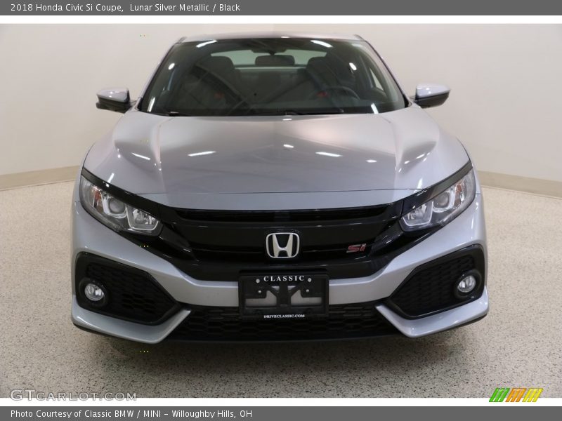 Lunar Silver Metallic / Black 2018 Honda Civic Si Coupe