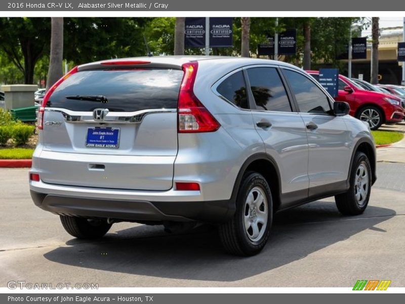 Alabaster Silver Metallic / Gray 2016 Honda CR-V LX