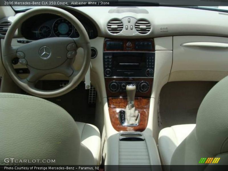 Alabaster White / Stone 2006 Mercedes-Benz CLK 350 Coupe