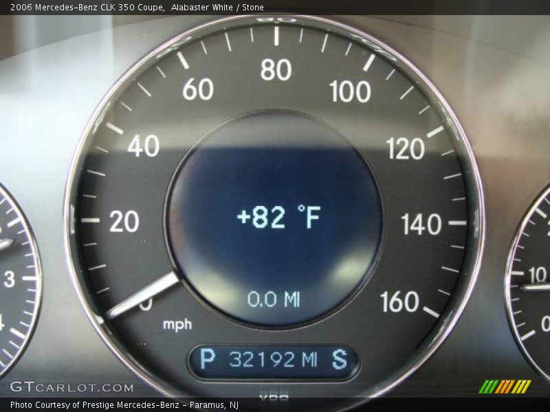 Alabaster White / Stone 2006 Mercedes-Benz CLK 350 Coupe