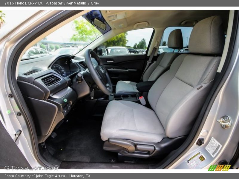 Alabaster Silver Metallic / Gray 2016 Honda CR-V LX