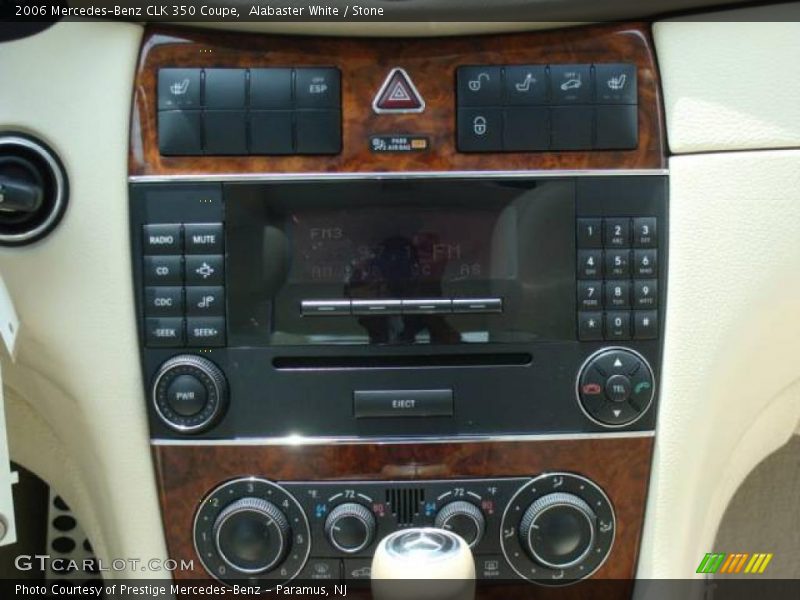 Alabaster White / Stone 2006 Mercedes-Benz CLK 350 Coupe