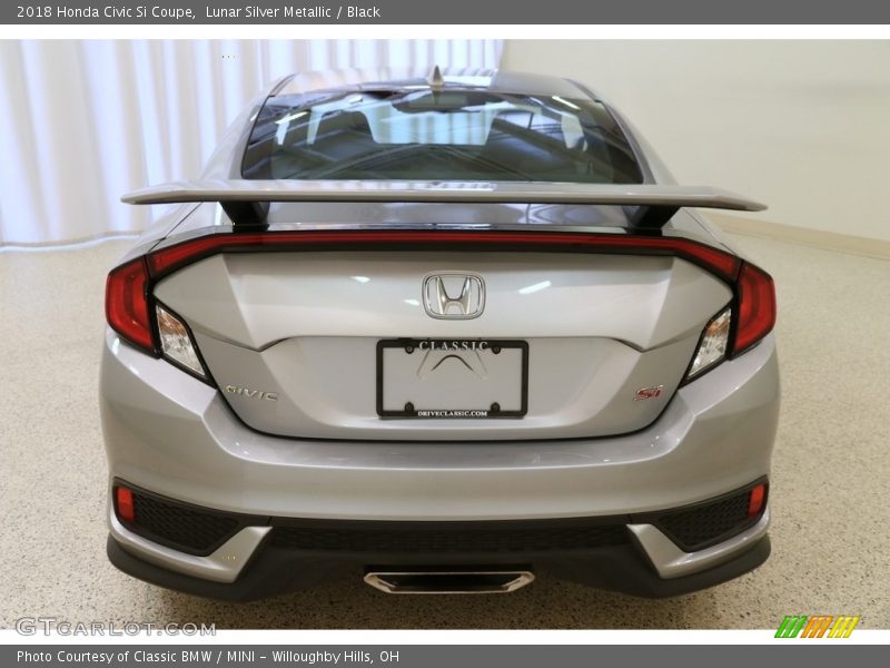 Lunar Silver Metallic / Black 2018 Honda Civic Si Coupe