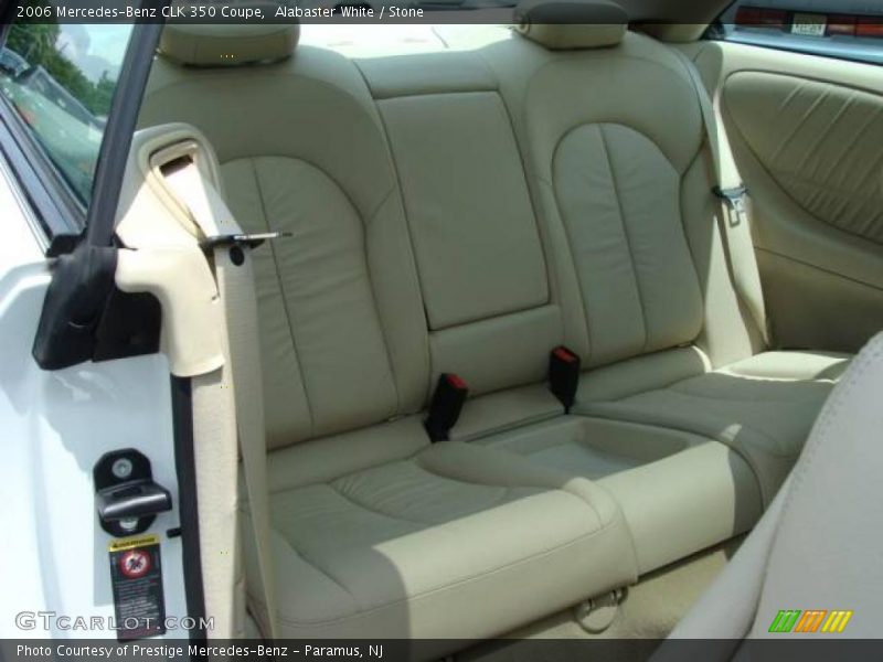 Alabaster White / Stone 2006 Mercedes-Benz CLK 350 Coupe