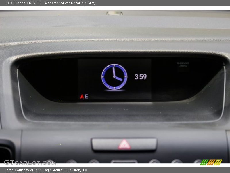 Alabaster Silver Metallic / Gray 2016 Honda CR-V LX
