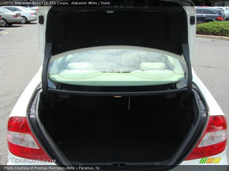 Alabaster White / Stone 2006 Mercedes-Benz CLK 350 Coupe