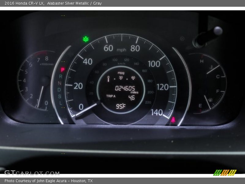 Alabaster Silver Metallic / Gray 2016 Honda CR-V LX