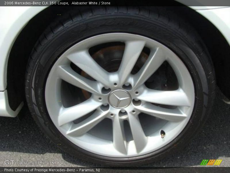 Alabaster White / Stone 2006 Mercedes-Benz CLK 350 Coupe