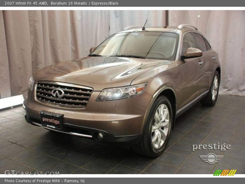 Beryllium 16 Metallic / Espresso/Black 2007 Infiniti FX 45 AWD