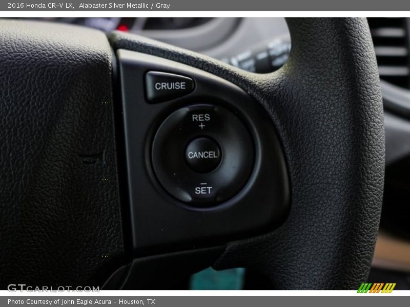 Alabaster Silver Metallic / Gray 2016 Honda CR-V LX