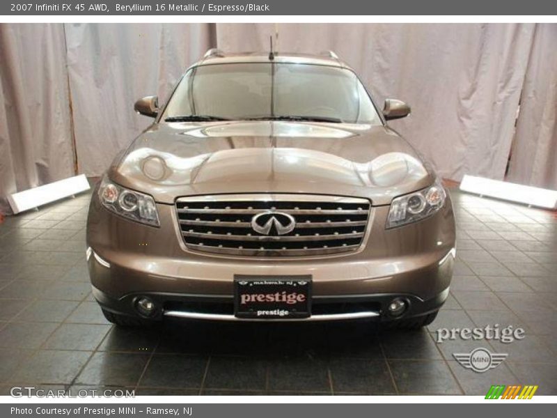 Beryllium 16 Metallic / Espresso/Black 2007 Infiniti FX 45 AWD