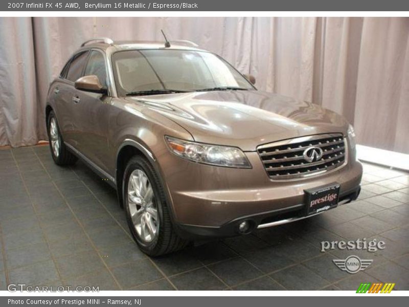 Beryllium 16 Metallic / Espresso/Black 2007 Infiniti FX 45 AWD