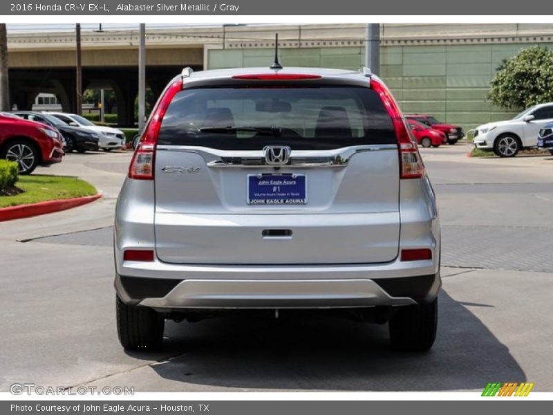Alabaster Silver Metallic / Gray 2016 Honda CR-V EX-L