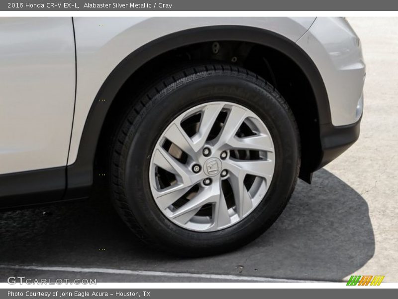 Alabaster Silver Metallic / Gray 2016 Honda CR-V EX-L