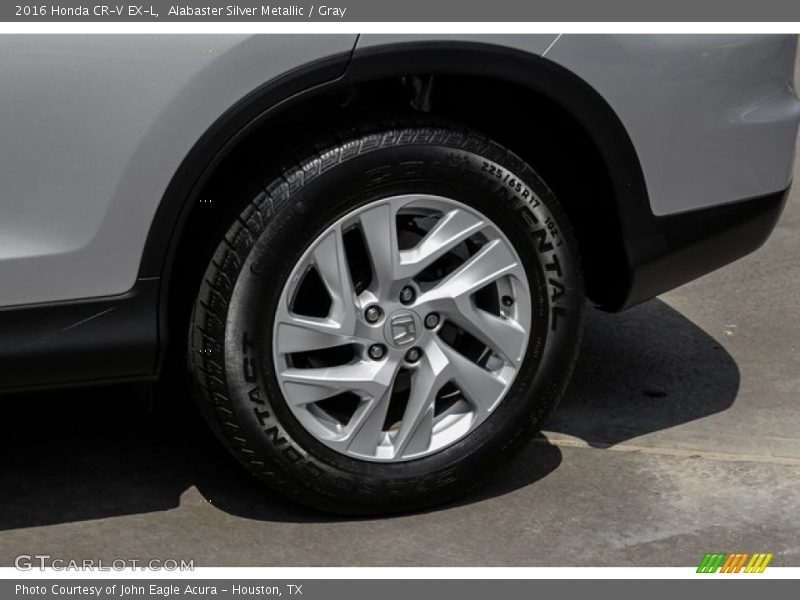 Alabaster Silver Metallic / Gray 2016 Honda CR-V EX-L