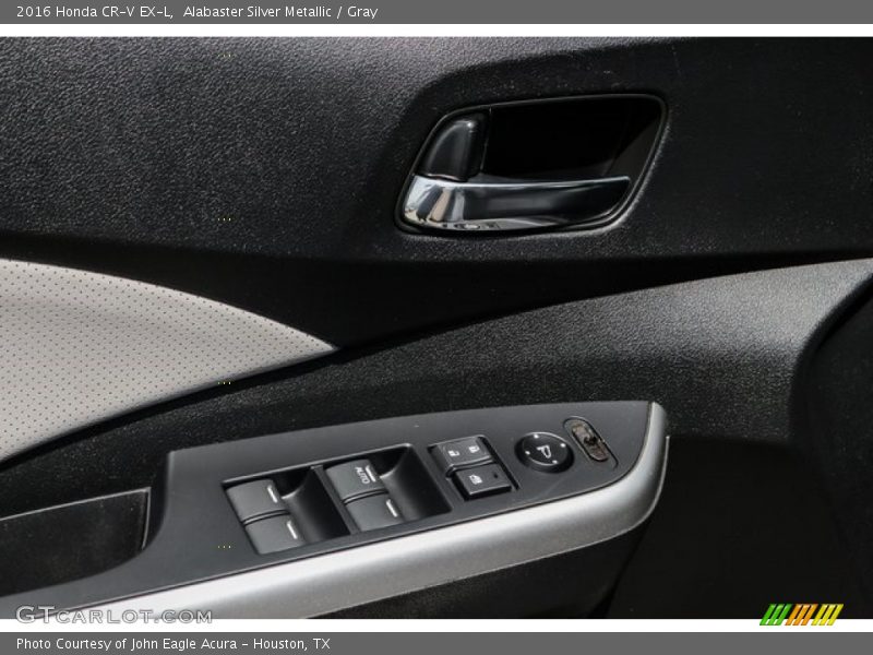 Alabaster Silver Metallic / Gray 2016 Honda CR-V EX-L