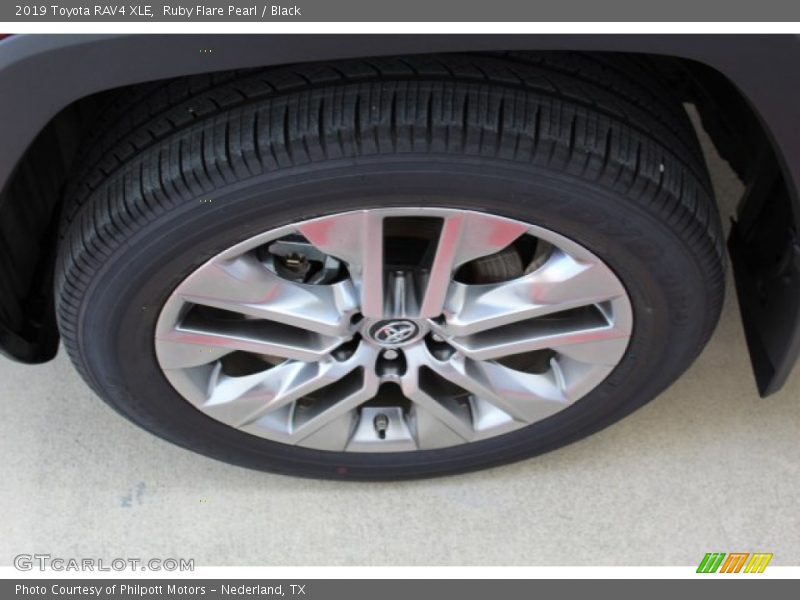 Ruby Flare Pearl / Black 2019 Toyota RAV4 XLE
