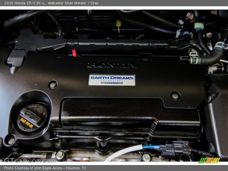 Alabaster Silver Metallic / Gray 2016 Honda CR-V EX-L