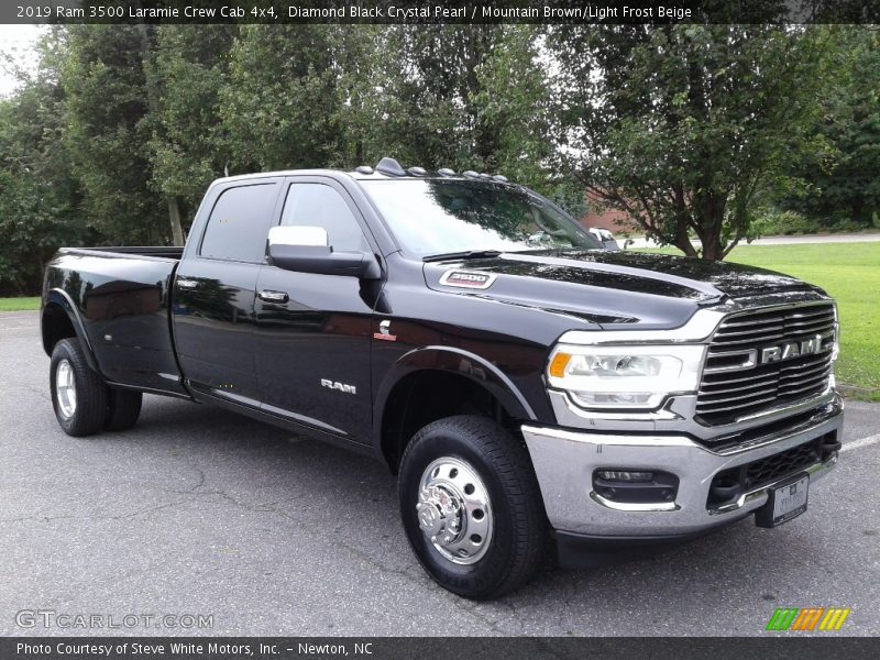 2019 3500 Laramie Crew Cab 4x4 Diamond Black Crystal Pearl