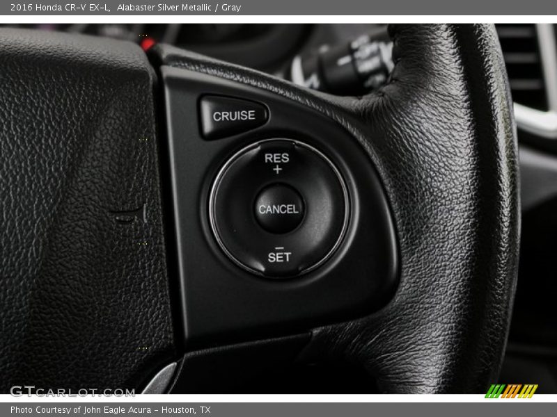 Alabaster Silver Metallic / Gray 2016 Honda CR-V EX-L