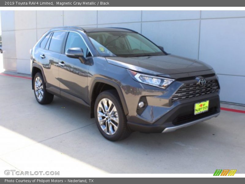 Magnetic Gray Metallic / Black 2019 Toyota RAV4 Limited