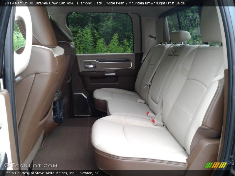 Rear Seat of 2019 3500 Laramie Crew Cab 4x4