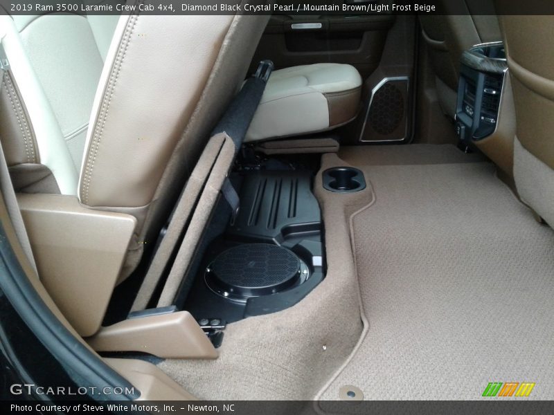Rear Seat of 2019 3500 Laramie Crew Cab 4x4