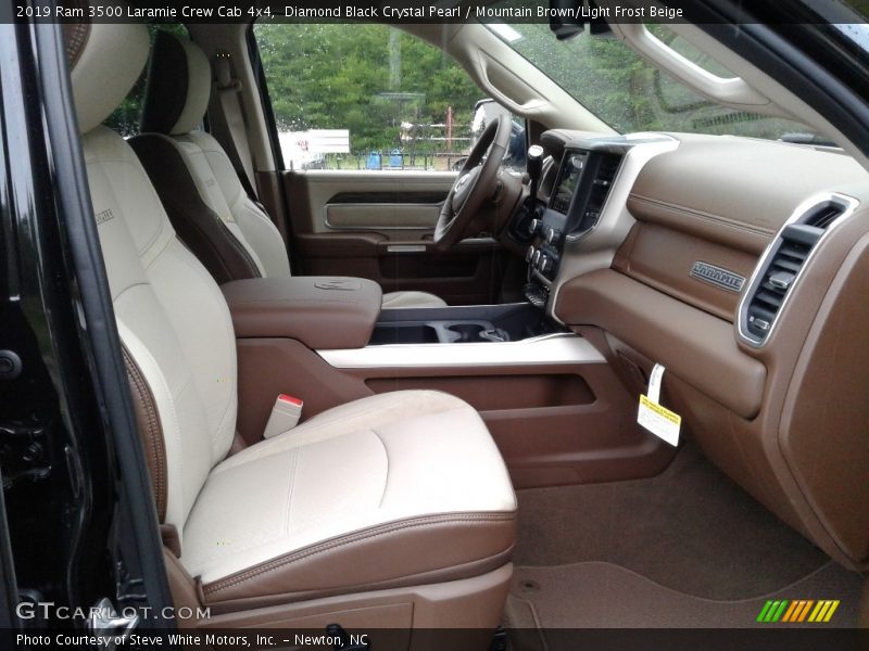 Front Seat of 2019 3500 Laramie Crew Cab 4x4