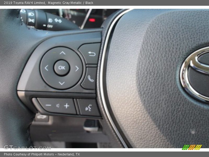 Magnetic Gray Metallic / Black 2019 Toyota RAV4 Limited