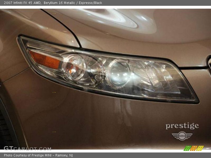Beryllium 16 Metallic / Espresso/Black 2007 Infiniti FX 45 AWD