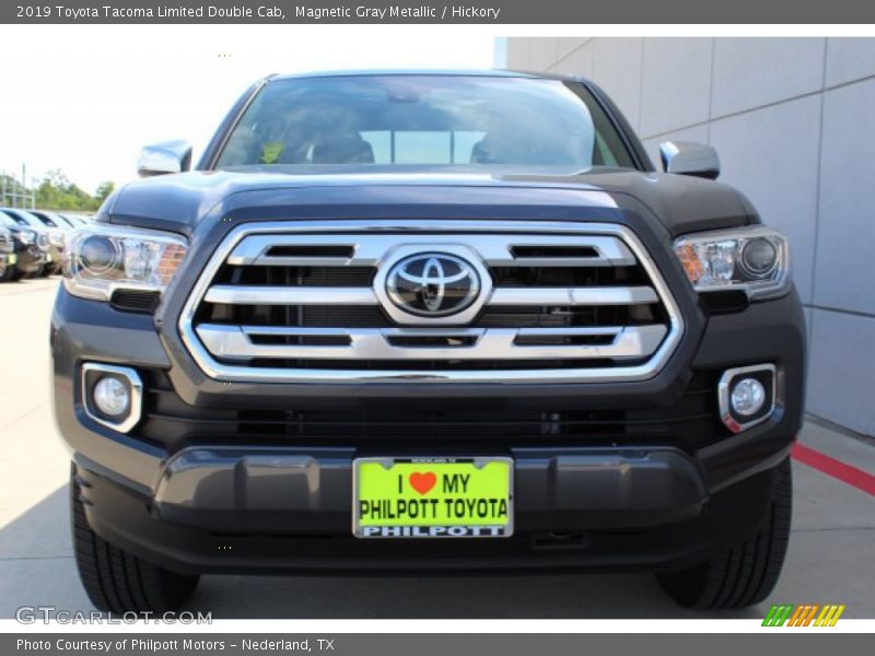 Magnetic Gray Metallic / Hickory 2019 Toyota Tacoma Limited Double Cab